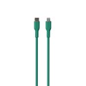PURO ICON Soft Cable - Kabel USB-C do Lightning certyfikat MFi 1.5 m (Jade)