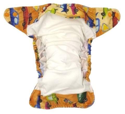 Pieluszka z kieszonką noworodkowa 3-7kg - AUTA