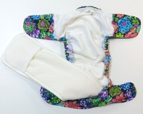 Pieluszka AIO (all in one) Sukulenty