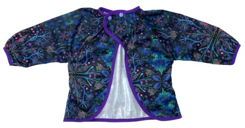 Śliniak fartuszek z rękawami - NEON SPLASH