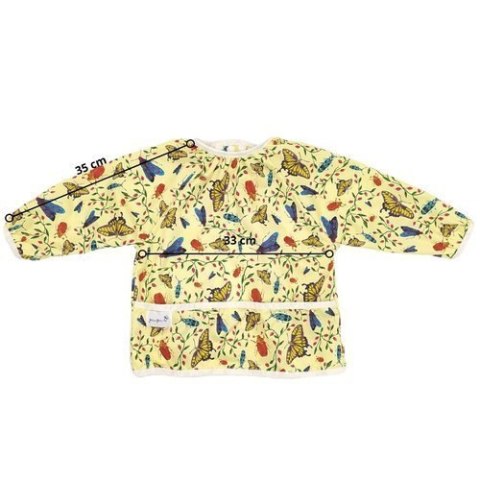 Śliniak fartuszek z rękawami - OWADY