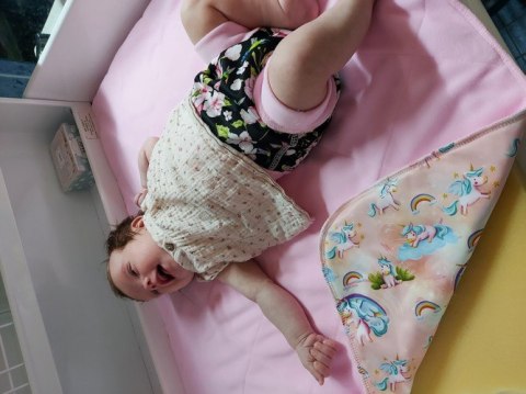 Chłonna MATA do przewijania JEDNOROŻCE