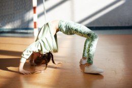 LEGGINSY ZIELONO MI KIDS