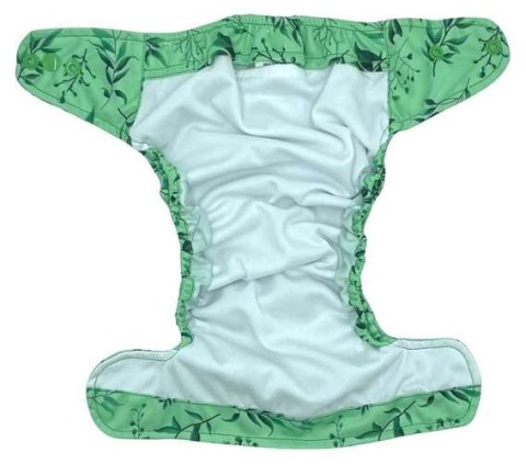 Pieluszka z kieszonką OS jednorzędowa Zielono mi
