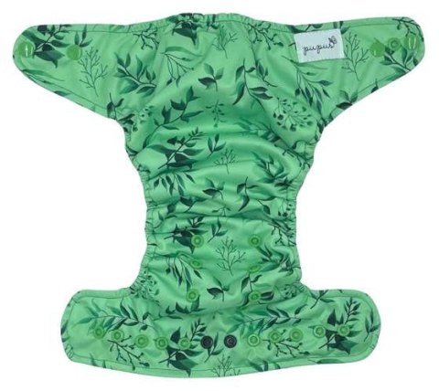 Pieluszka z kieszonką OS jednorzędowa Zielono mi