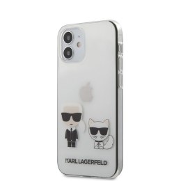 Karl Lagerfeld Ikonik+Choupette - Etui iPhone 12 Mini (przezroczysty)