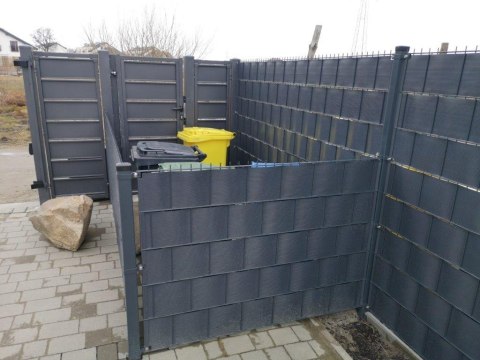 Taśma ogrodzeniowa 26mb Thermoplast® BASIC 190mm GRAFIT