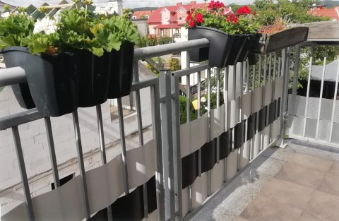 Taśma ogrodzeniowa 26mb Thermoplast® CLASSIC LINE 190mm SZARA