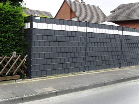 Taśma ogrodzeniowa 26mb Thermoplast® ORANGE SKIN 190mm GRAFIT