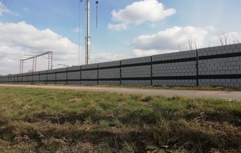 Taśma ogrodzeniowa 26mb Thermoplast® ORANGE SKIN 190mm SZARA