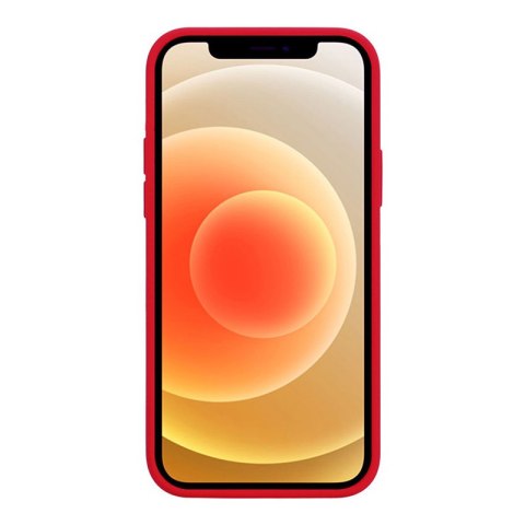 Crong Color Cover - Etui iPhone 12 / iPhone 12 Pro (czerwony)