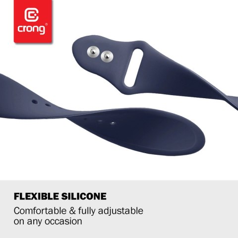 Crong Liquid - Pasek do Apple Watch 38/40 mm (bordowy)