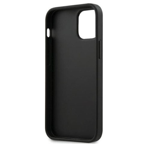 Karl Lagerfeld Saffiano Karl & Choupette Heads - Etui iPhone 12 mini (czarny)