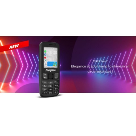 Energizer Energy E242S - Telefon 512MB RAM 4GB 4G Dual Sim EU (Czarny)