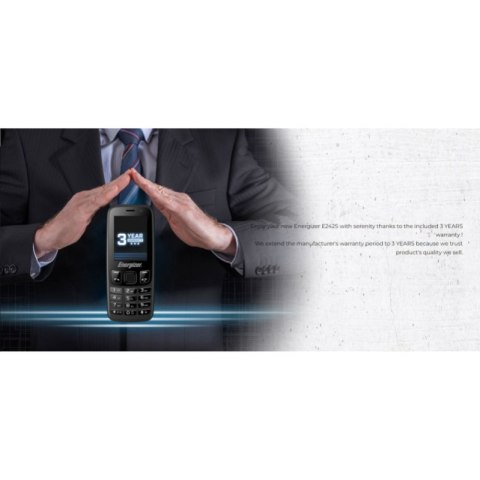 Energizer Energy E242S - Telefon 512MB RAM 4GB 4G Dual Sim EU (Czarny)