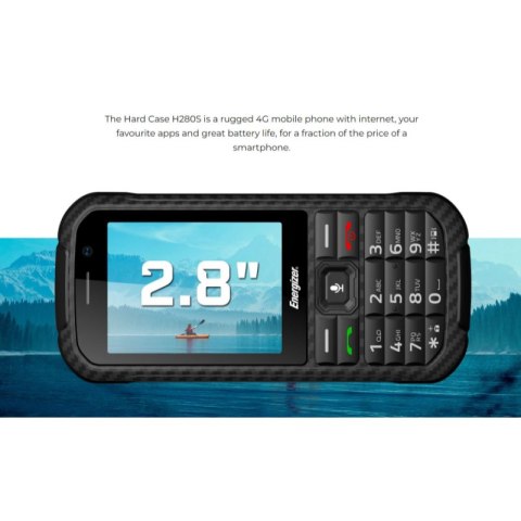 Energizer Energy E280S - Telefon 512MB RAM 4GB 2,8" 4G Dual Sim EU (Czarny)