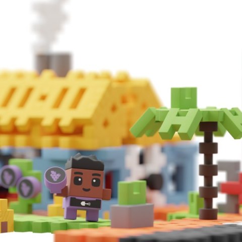 Mini City Waffle blocks House 148 el.