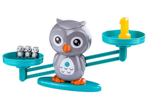 Gra Nauka Liczenia - Równoważnia Waga Szalkowa Sówka - Owl Balance