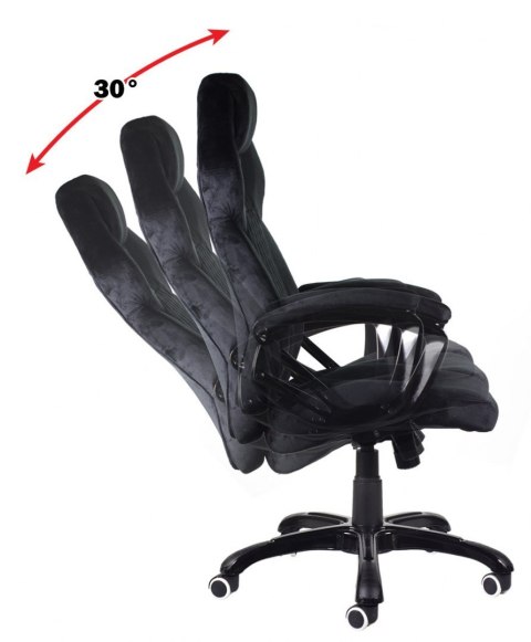 Fotel obrotowy do biurka HYPER ALCANTARA