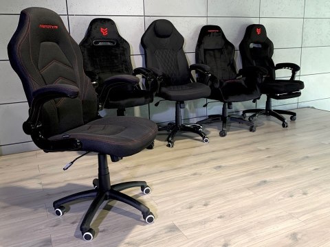 Fotel obrotowy do biurka HYPER ALCANTARA