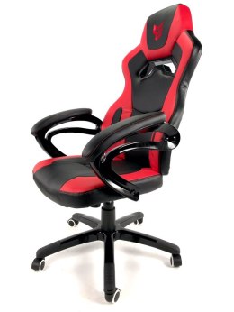 Fotel obrotowy do biurka REVENTON RED PU