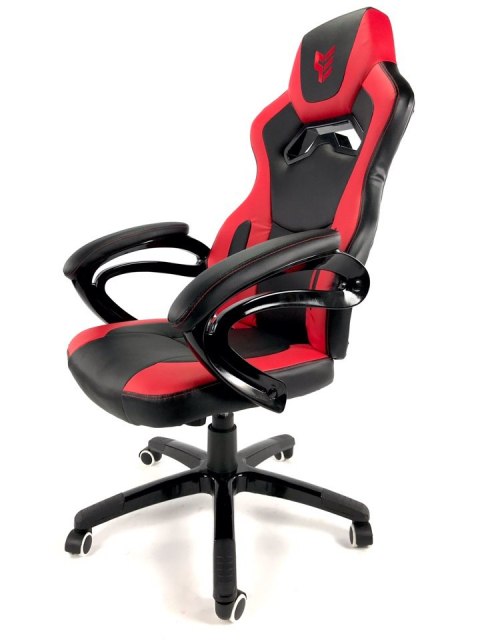 Fotel obrotowy do biurka REVENTON RED PU