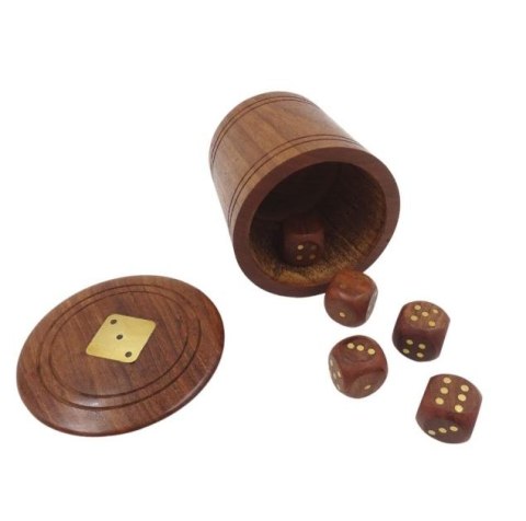Drewniane Kości do Gry w Beczce - G150JZ