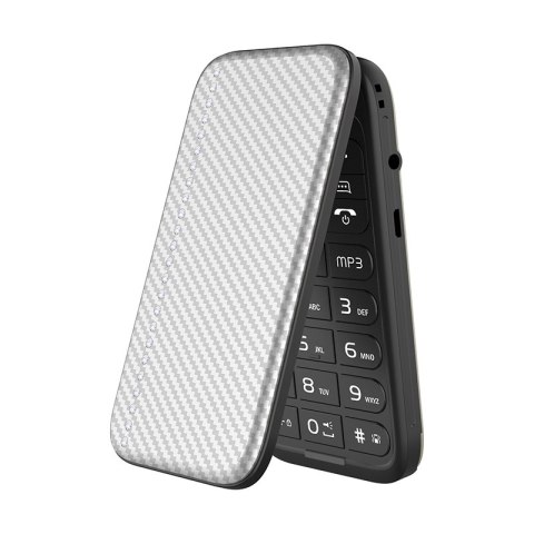 Energizer E282SC - Telefon 512MB RAM 4GB 2,8" 4G Dual Sim EU (Srebrny)