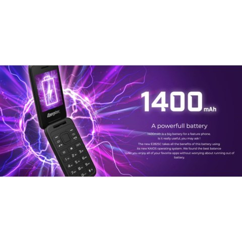 Energizer E282SC - Telefon 512MB RAM 4GB 2,8" 4G Dual Sim EU (Złoty)