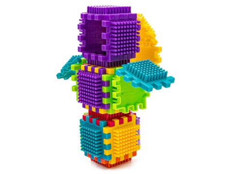 Klocki Konstrukcyjne, Wafle, Jeżyki, Grzebyki 144 elementy