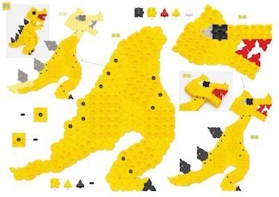 Morphun Lew i T-Rex 2374 el. - Klocki konstrukcyjne