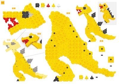 Morphun Lew i T-Rex 2374 el. - Klocki konstrukcyjne