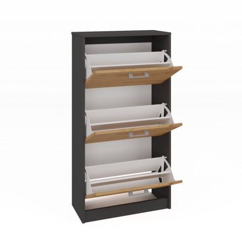 SZAFKA NA BUTY PAULA ANTRACYT/ARTISAN