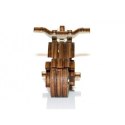 Drewniane puzzle mechaniczne 3d wooden.city - mini chopper