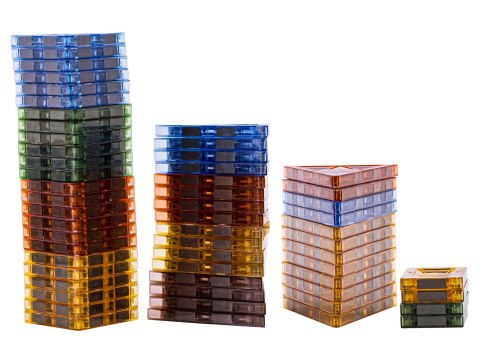 Konstrukcyjne Klocki Magnetyczne 100 Elementów