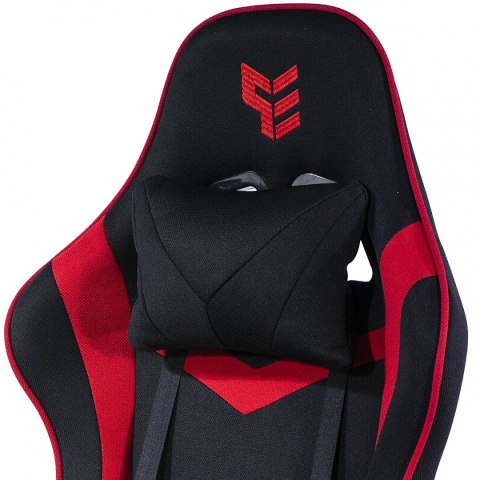 Fotel obrotowy gamingowy HERO ENZO RED FABRIC