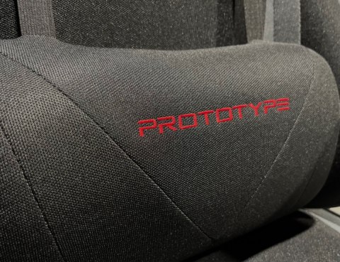 Fotel obrotowy gamingowy HERO POKER BLACK ALCANTARA PRO