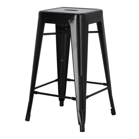 Hoker Paris 66cm czarny inspirowany Tolix