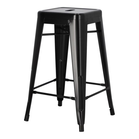 Hoker Paris 66cm czarny inspirowany Tolix