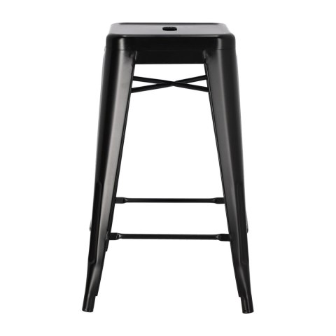 Hoker Paris 66cm czarny inspirowany Tolix