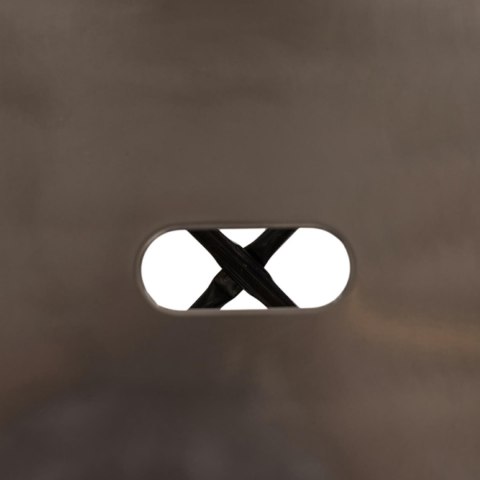 Hoker Paris Back 66cm metaliczny inspirowany Tolix