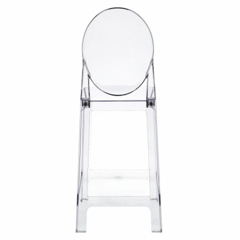 Stołek barowy Viki transparentny 66cm