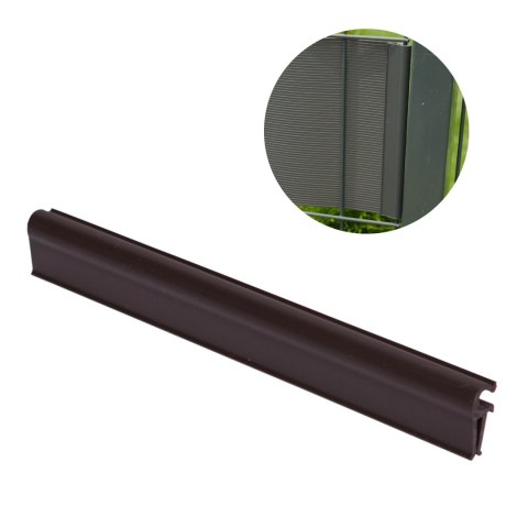 Klipsy ogrodzeniowe 10 szt Thermoplast® BRĄZOWE