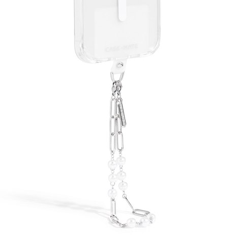 Case-Mate Link Chain Phone Wristlet - Uniwersalna smyczka do telefonu (Silver Pearl)