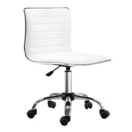Krzesło Obrotowe Skóra Eko Biały PAKO H 921-075
