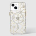 Case-Mate Floral Gems MagSafe - Etui iPhone 15 (Gold)
