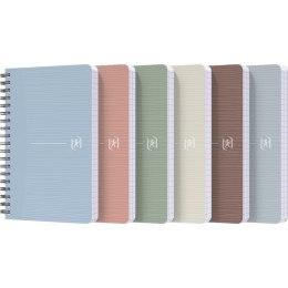 Kołozeszyt Oxford My Rec'Up 9x14cm/90k kratka mix kolorów