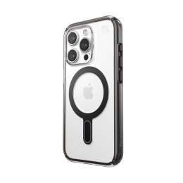 Speck Presidio Perfect-Clear ClickLock & Magsafe - Etui iPhone 15 Pro (Clear / Frosted Black / Slate Grey)