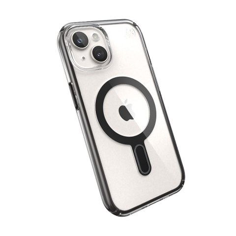 Speck Presidio Perfect-Clear ClickLock & Magsafe - Etui iPhone 15 / iPhone 14 / iPhone 13 (Clear / Frosted Black / Slate Grey)