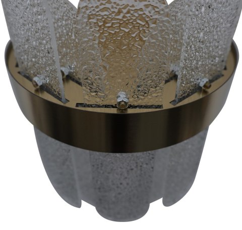 Ekskluzywny Kinkiet z kryształowymi sztabkami Barcelona złoty 29500